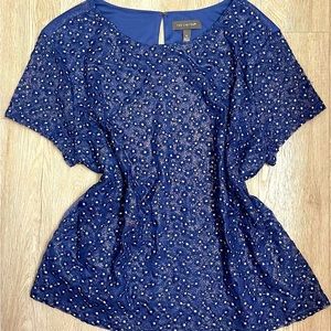 Gorgeous Blue Shimmer Blouse from The Limited
